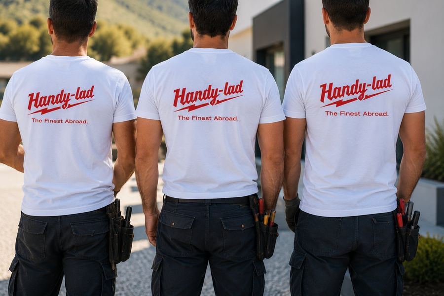 Il team Handy-Lad — tecnici specializzati in pergole bioclimatiche e vetrate panoramiche